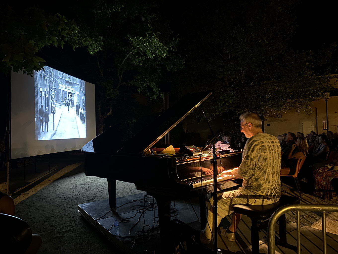 Ciné-concert au Festival Durance Luberon, août 2022